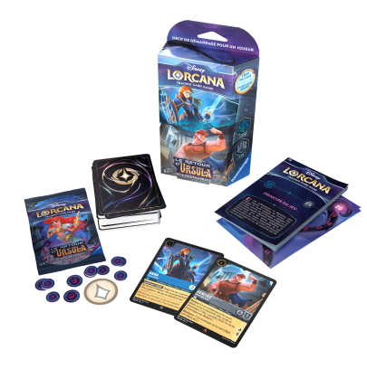 Disney : Lorcana TCG - Deck de démarrage Saphir & Acier - Français - Le retour d'Ursula
