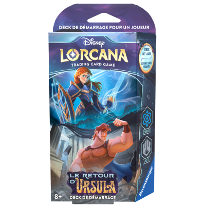 Disney : Lorcana TCG - Deck de démarrage Saphir & Acier - Français - Le retour d'Ursula