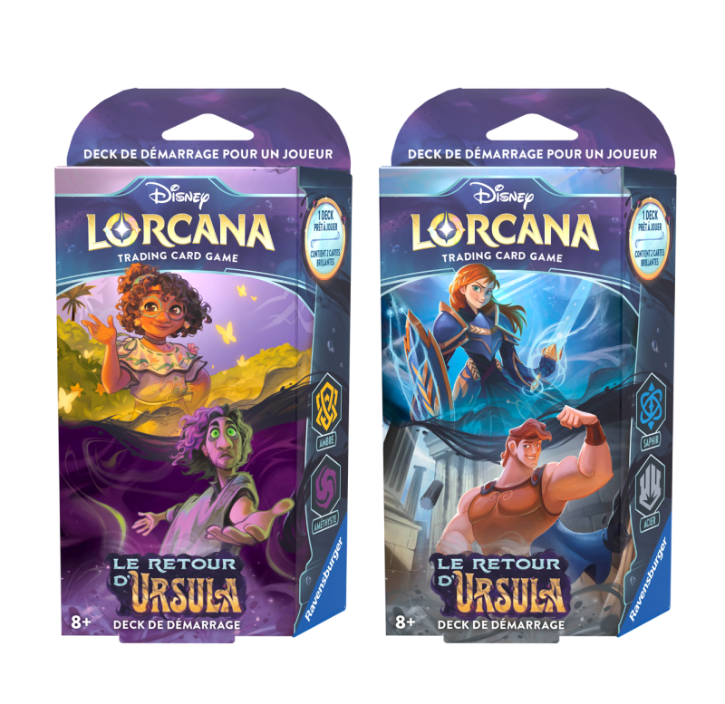 Disney : Lorcana TCG - Pack deck de démarrage - Français - Le retour d'Ursula Disney : Lorcana TCG - Pack deck de démarrage - Français - Le retour d'Ursula