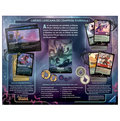Disney : Lorcana TCG - Coffret cadeau - Français - Le retour d'Ursula