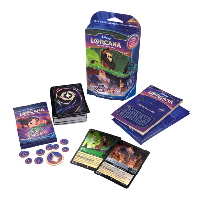 Disney : Lorcana TCG - Deck de démarrage Emeraude & Acier - Français - Ciels Scintillant