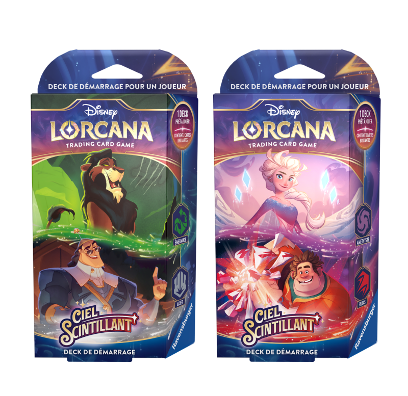 Disney : Lorcana TCG - Pack deck de démarrage - Français - Ciels Scintillant Disney : Lorcana TCG - Pack deck de démarrage - Français - Ciels Scintillant