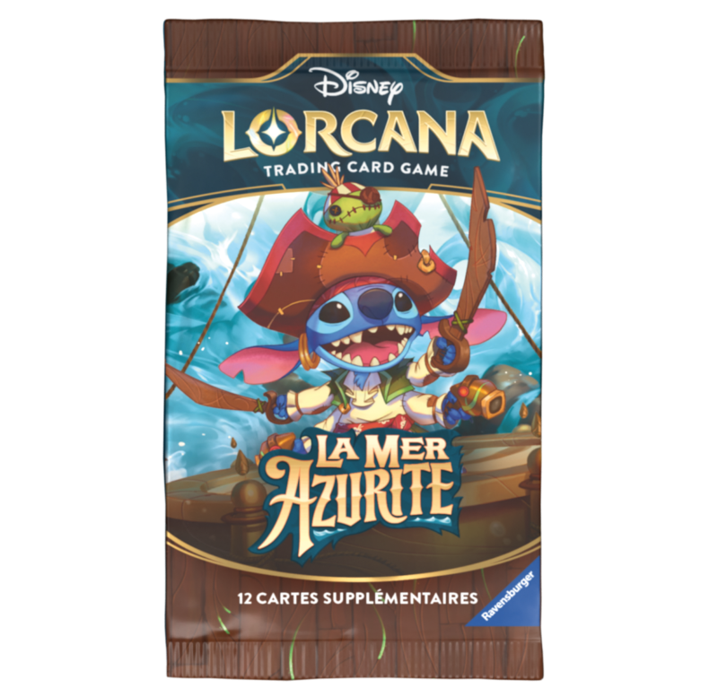 Disney : Lorcana TCG - Booster - Français - La Mer Azurite Disney : Lorcana TCG - Booster - Français - La Mer Azurite