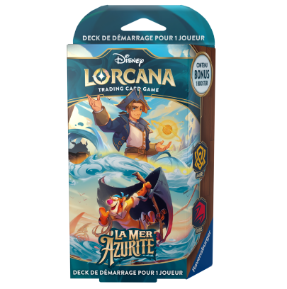 Disney : Lorcana TCG - Deck de démarrage Ambre & Rubis - Français - La Mer Azurite