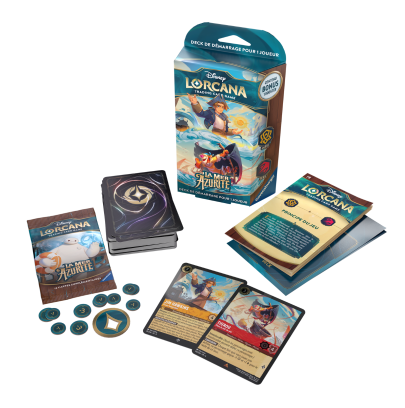 Disney : Lorcana TCG - Deck de démarrage Ambre & Rubis - Français - La Mer Azurite