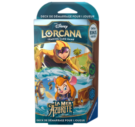Disney : Lorcana TCG - Deck de démarrage Emeraude & Saphir - Français - La Mer Azurite