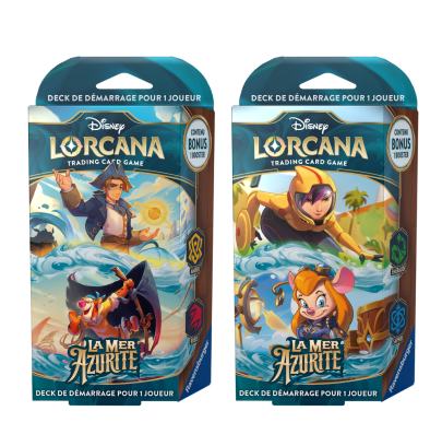 Disney : Lorcana TCG - Pack deck de démarrage - Français - La Mer Azurite