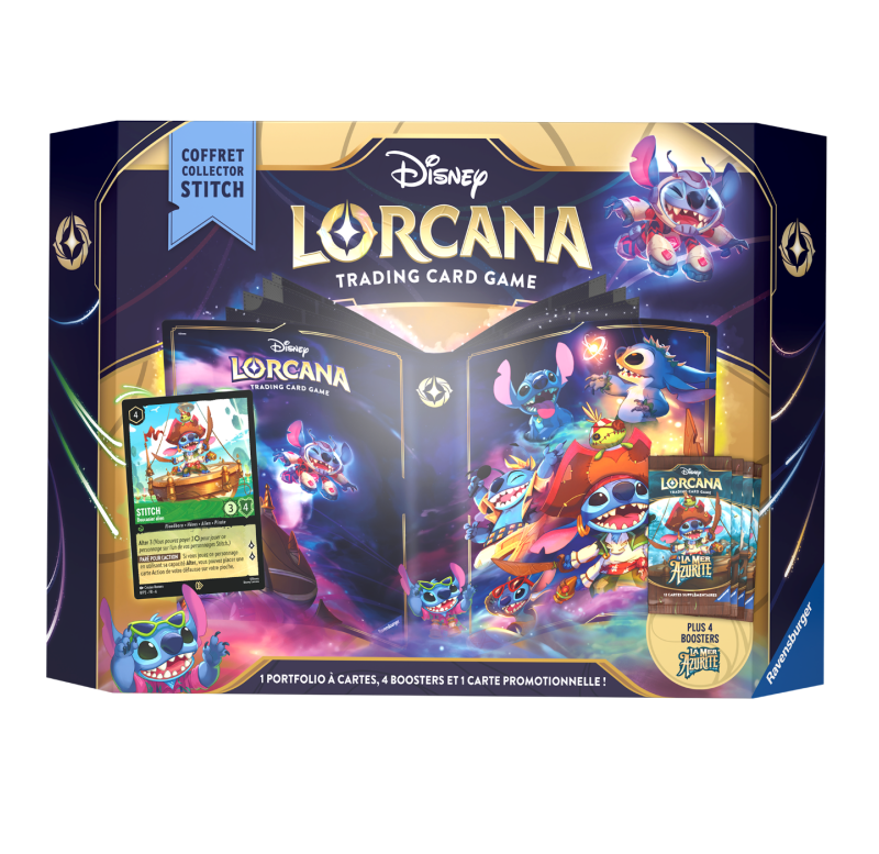 Disney : Lorcana TCG - Coffret cadeau - Français - La Mer Azurite Disney : Lorcana TCG - Coffret cadeau - Français - La Mer Azurite