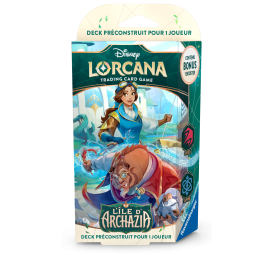Disney : Lorcana TCG - Deck de démarrage Rubis & Saphir - Français - L'Ile d'Archazia