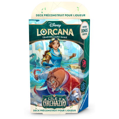 Disney : Lorcana TCG - Deck de démarrage Rubis & Saphir - Français - L'Ile d'Archazia