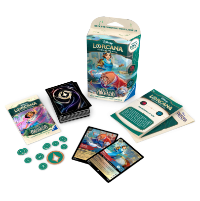 Disney : Lorcana TCG - Deck de démarrage Rubis & Saphir - Français - L'Ile d'Archazia