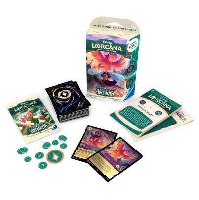 Disney : Lorcana TCG - Deck de démarrage Améthyste & Acier - Français - L'Ile d'Archazia