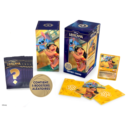 Disney : Lorcana TCG - Coffret cadeau Lilo - Français - L'Ile d'Archazia