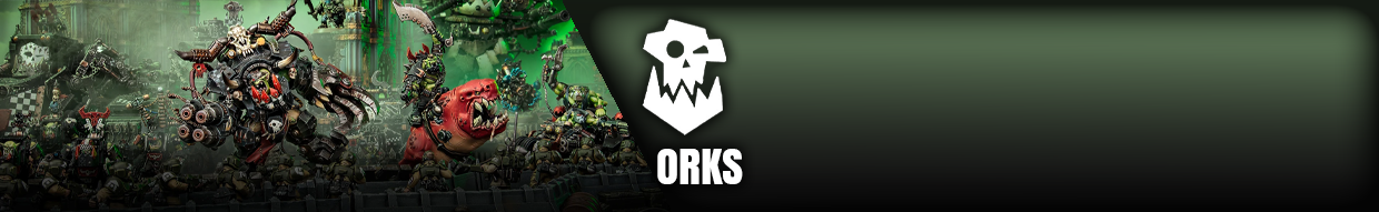 Orks - Figurines Warhammer 40K des guerriers verts enragés
