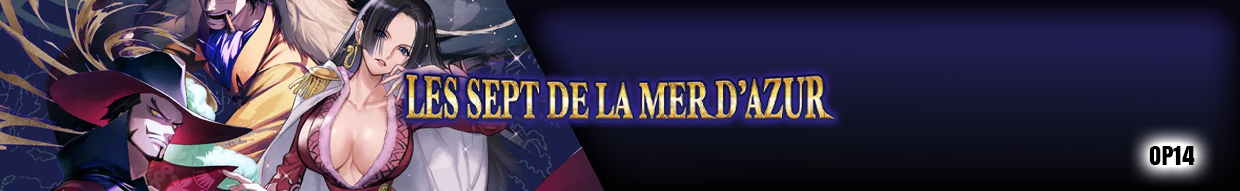 One Piece Card Game OP14 Les Sept de la Mer d’Azur | Boosters
