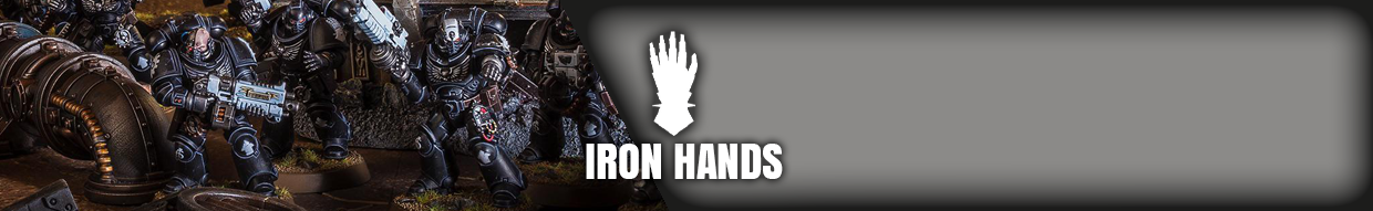 Figurines Iron Hands - Space Marines cybernétiques Warhammer 40K